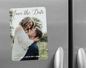 Wedding Save the Date Magnets + Envelopes - Photo Magnet (Someone Like You)
