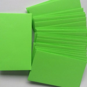25 Bright Lime Green Florist Enclosure Cards, #63 florist Color Envelopes, wedding, Party Event supplies, Enclosure envelopes 2.5" X 4.25"