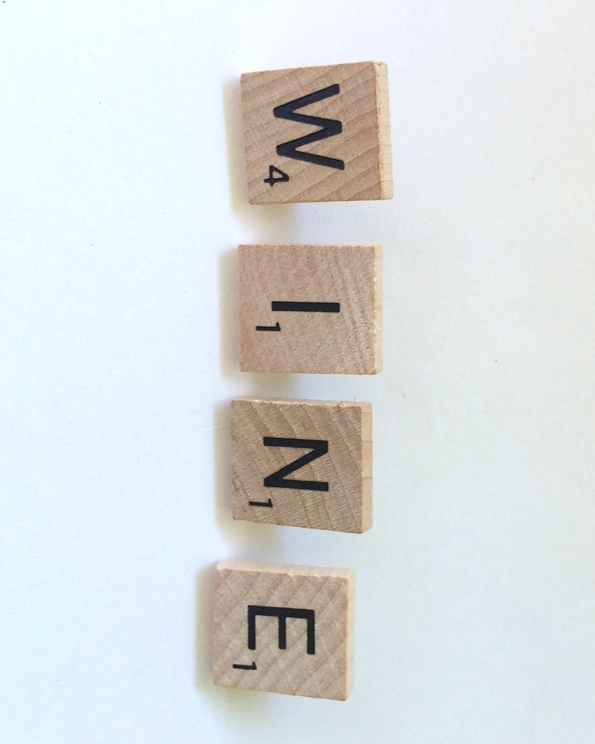 WINE Scrabble Tile Push Pins Scrabble Letters Thumb Tacks Etsy