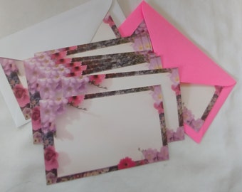 12 Blank Flower Enclosure Cards, note cards, florist supplies, flower bouquet cards, small tags crafts, table number cards