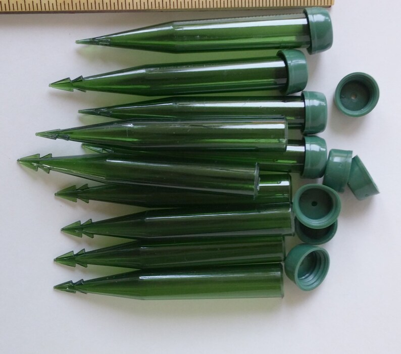 10 Water Pick Aqua Pick Green Plastic Picks Florist Etsy
