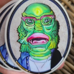 The Creature - 3&quot; MonsterVinyl Sticker Creature from the black lagoon