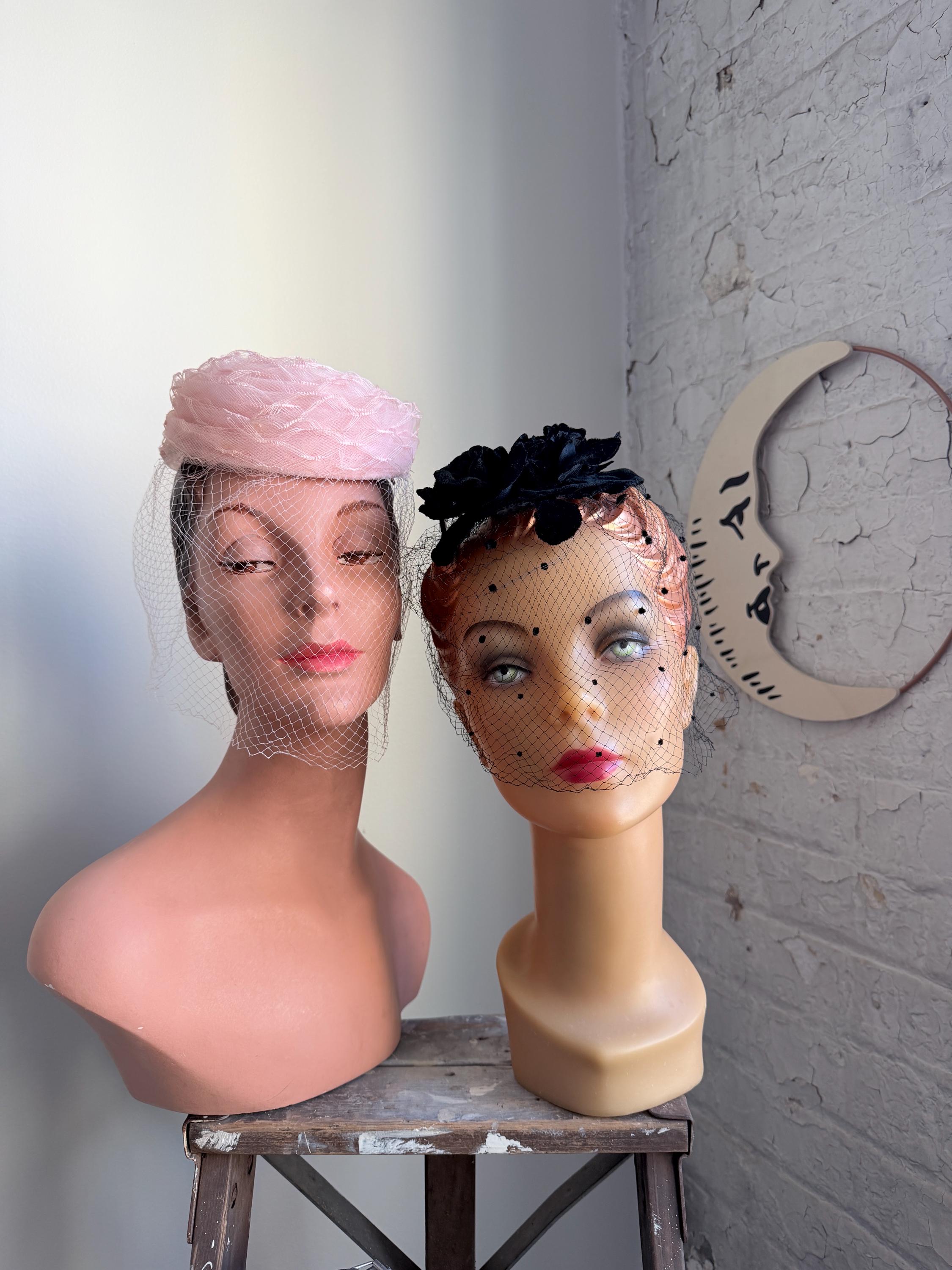 Pill Box Hats With Veil - Etsy display picture 1