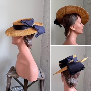 Pinup Straw Hat - Etsy display picture 2