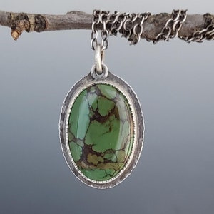 Handmade Turquoise Sterling Silver Necklace: Southwestern Artisan Jewelry