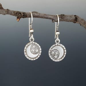 Pendientes De Aro Pequeños Con Colgante – Plata De Ley 925 Con Circonita, Hipoalergénicos