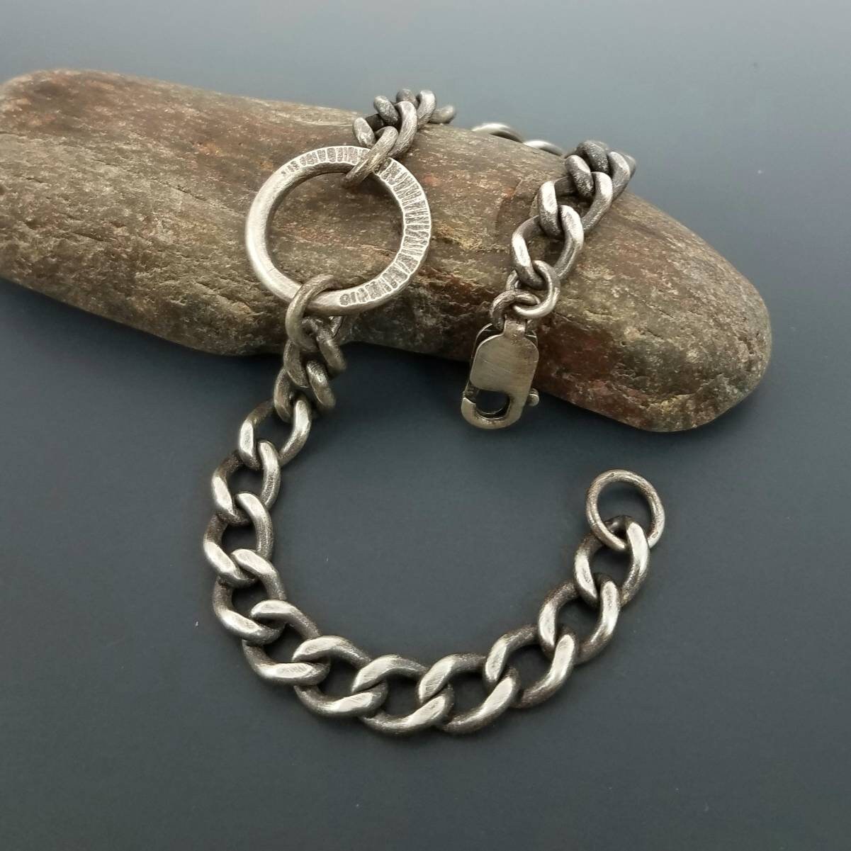 Sterling Silver Turquoise Ring For Men — EMW Metalworks Artisan