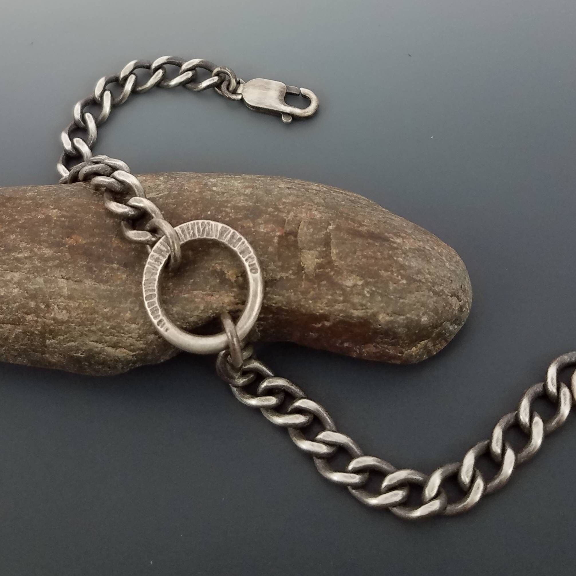 Sterling Silver Turquoise Ring For Men — EMW Metalworks Artisan