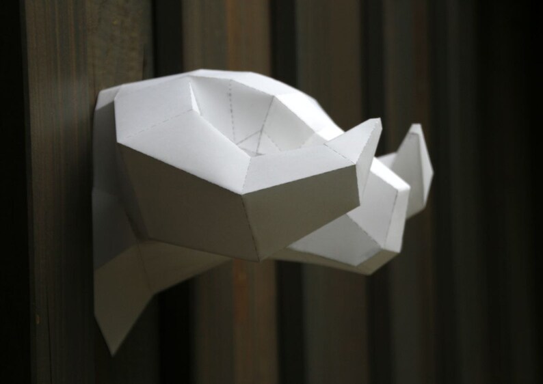 Mr Wall-Ram, a papercraft image 3