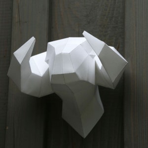 Mr Wall-Ram, a papercraft image 2