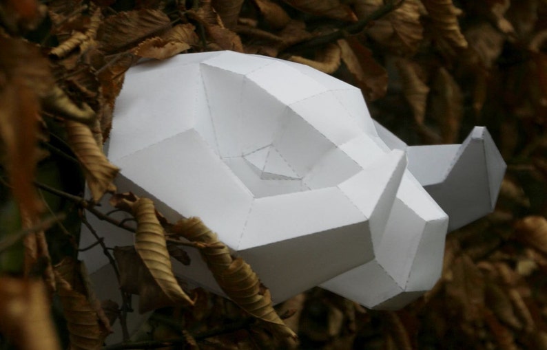 Mr Wall-Ram, a papercraft image 1