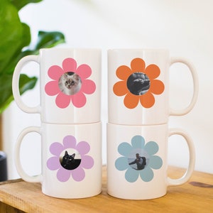 Custom Photo Daisy Mug