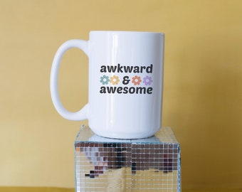 Awkward Mug, Funny Ceramic Coffee Cup