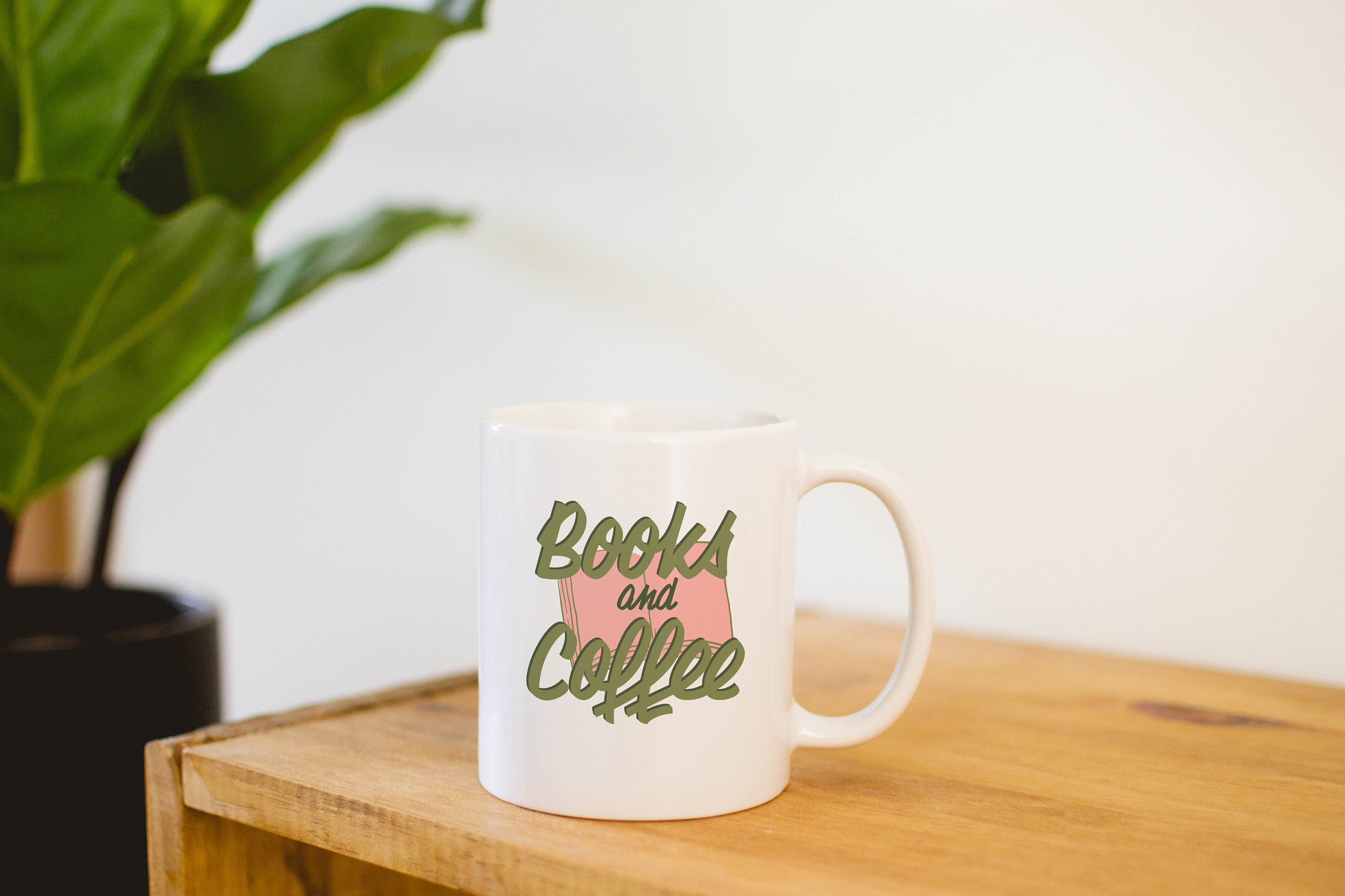 12oz white coffee mug Organic White Ceramic Mug main image 1