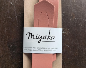 Miyako Leather Furoshiki Bag Handle CANYON