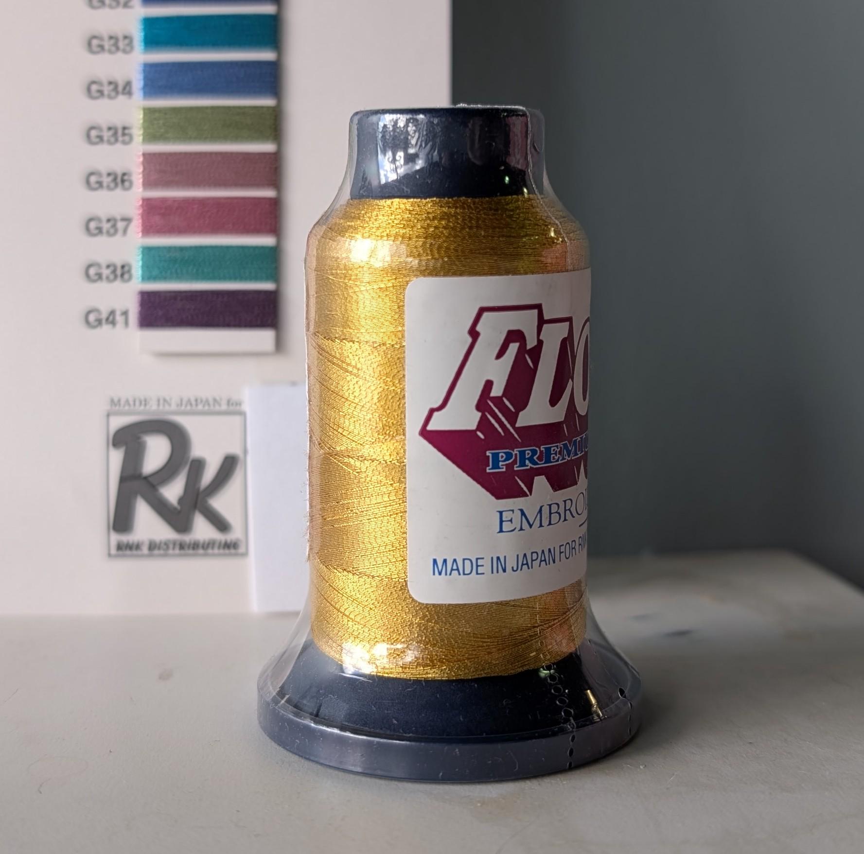 Floriani Metallic Embroidery Thread (select Color) - Etsy