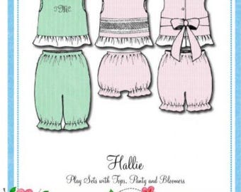 Bonnie Blue HALLIE Pattern 3-6 Years Two-Piece Playsuits