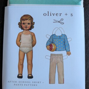 Oliver + S After School Shirt & Pants Pattern
