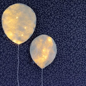 Lampada LED notturna a palloncino con luce a forma di biscotto di zucchero beige