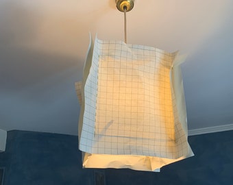 Washable Paper Pendant Light Shade Paper Ceiling Light Modern Entry Hallway Light Fixture Nordic Decor Roof Bulb Light Hanging