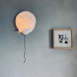 Ballon de lumière Lampe LED Veilleuses en papier pour enfant image 2