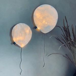 Lighting Balloon Night Lamp Kids Bedroom Wall Night Lights Nightlights Baby Nursery Above Crib Night Lights Decor image 7