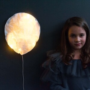 Ballon de lumière Lampe LED Veilleuses en papier pour enfant image 3