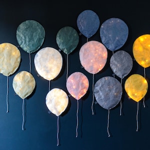 Lighting Balloon lamp Nursery decor Baby Night Light image 1