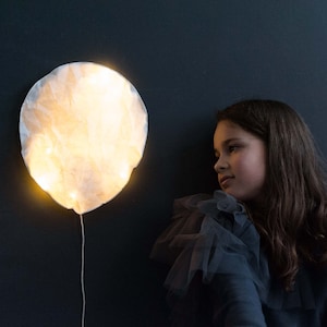 Ballon de lumière Lampe LED Veilleuses en papier pour enfant image 1