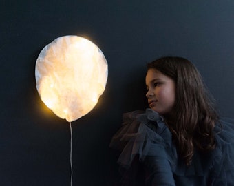 Ballon de lumière Lampe LED Veilleuses en papier pour enfant