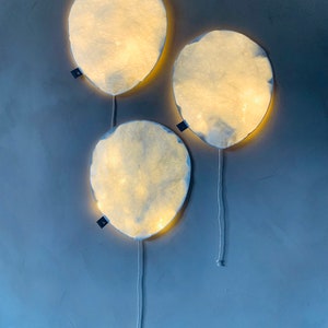 Trio di palloncini luminosi Luci notturne per bambini Decorazione da parete per bambini Lampada di carta immagine 6