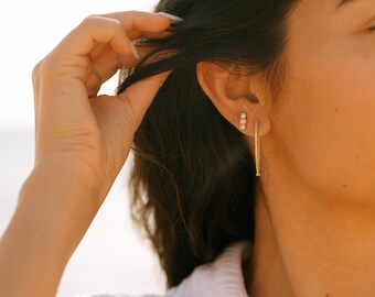 Opal Dot Earrings