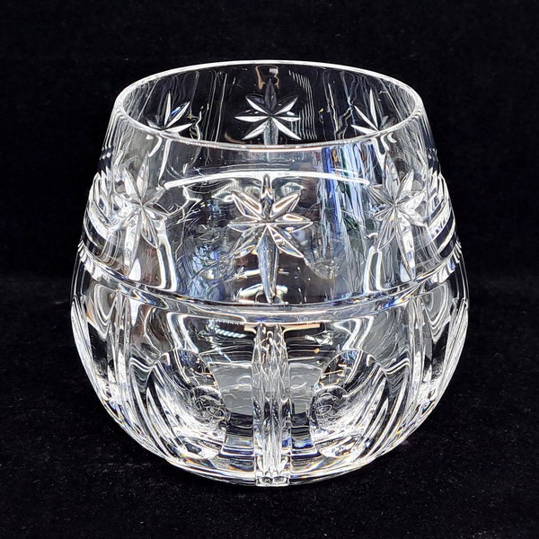 Waterford Ireland Lead Crystal Reflections Tea Light Votive Candle Holder