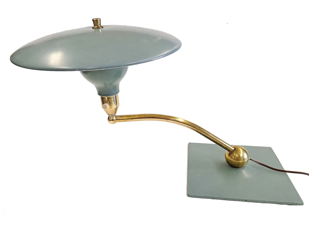 MISIA  ＊非売品　Into the light Vintage MCM Sight Light UFO Flying Saucer Gray Table Lamp