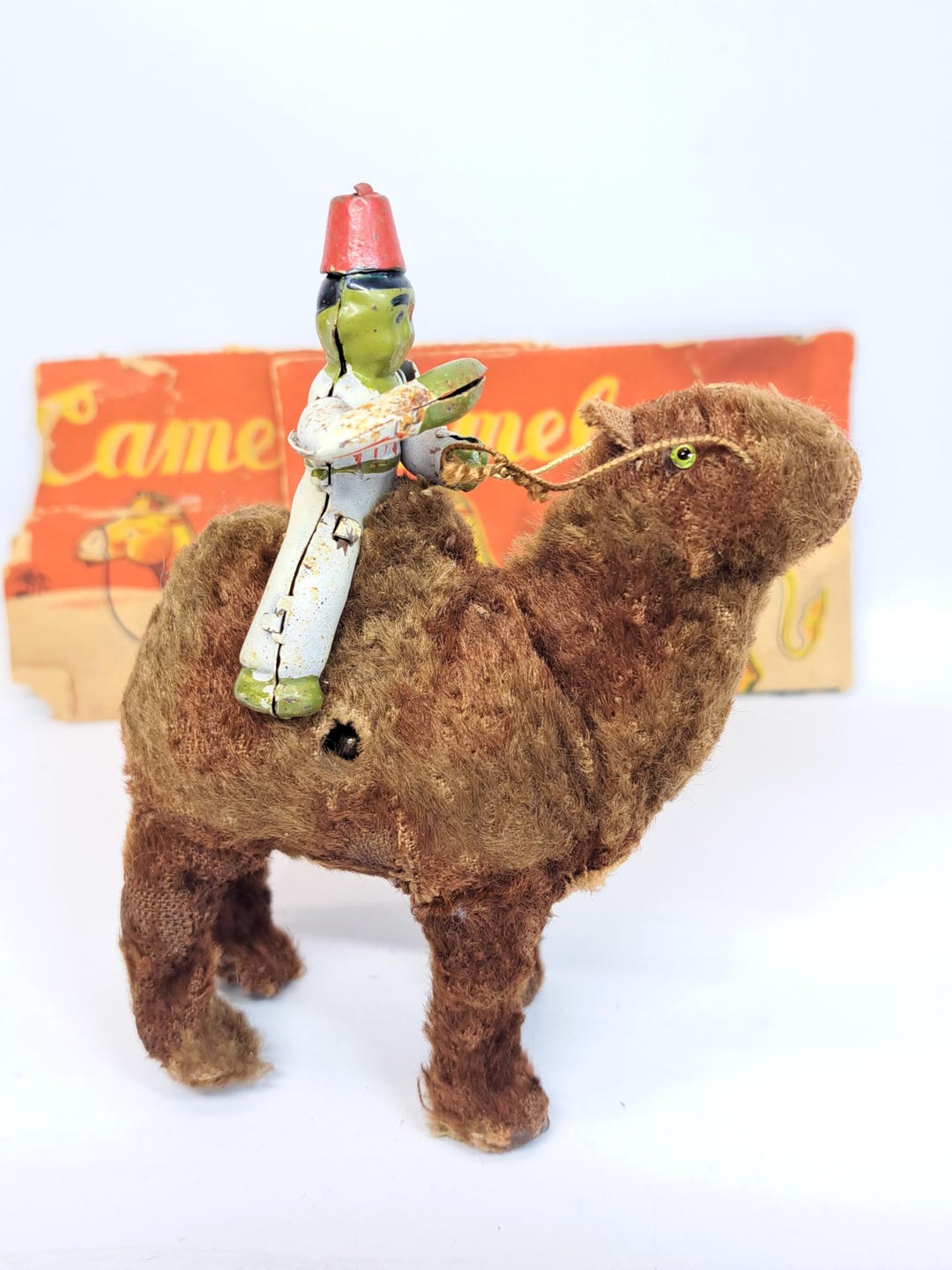 Vintage Japan Windup Mohair Desert Camel With Tin Rider As-is - Etsy