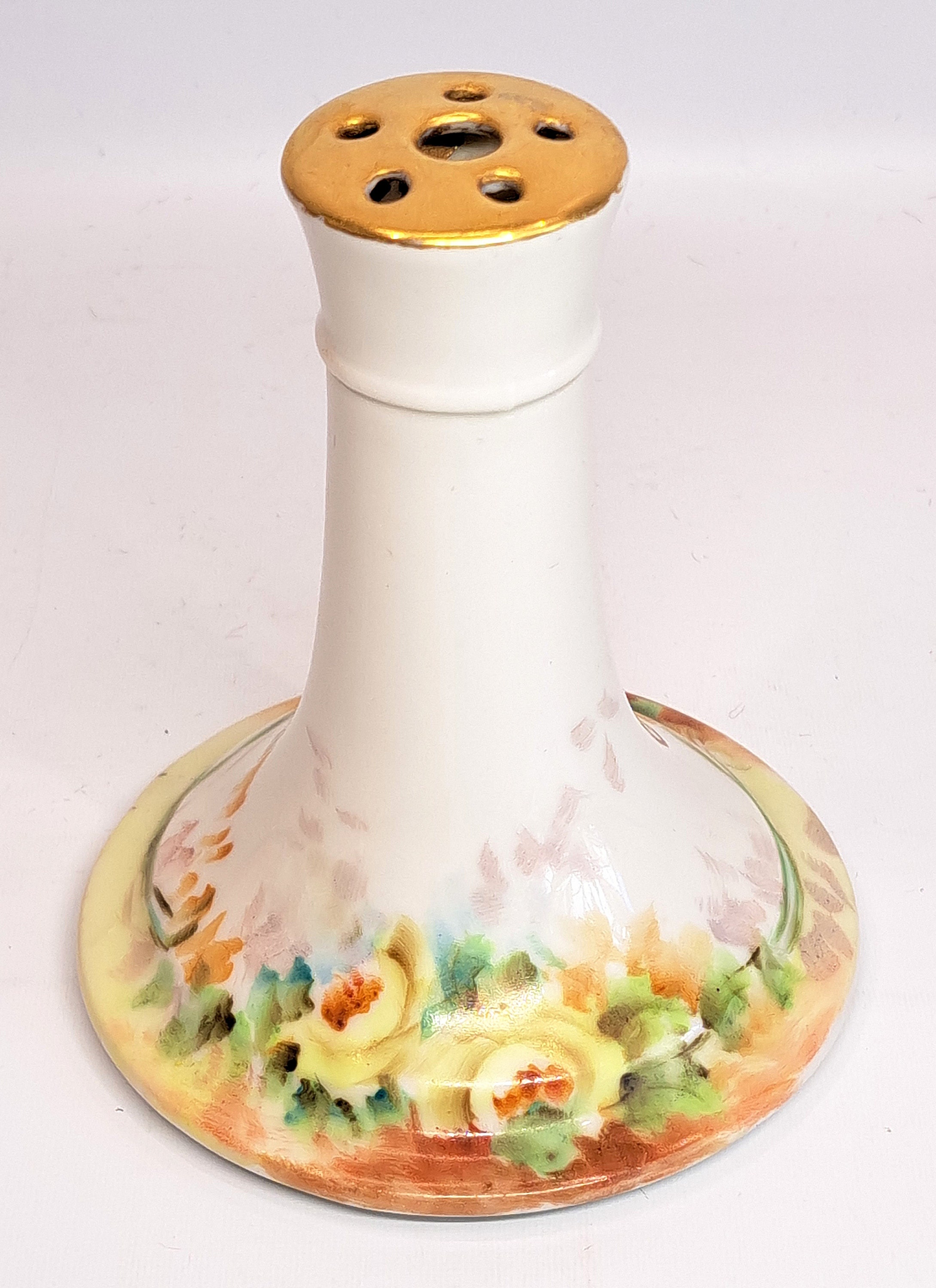 Antique Victorian Limoges France Hand Painted Porcelain Hat 