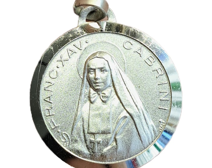 Vintage Saint Francis Xavier Mother Cabrini Relic Columbus Hospital ...