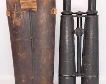 Antique Rare 14" long Twin Telescope Binoculars A. Bardou Paris Late 1800s