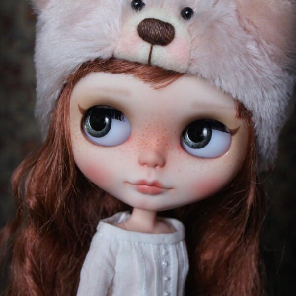 Sweet Sienna - custom ooak blythe doll, unique art doll by AlmondDoll