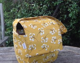 Insulated Lunch Bag Mustard Yellow, Work Lunch Bag, School Lunch Tote, Reusable Lunch Bag