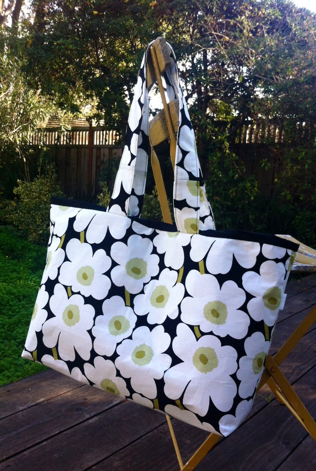 Diaper Bag Marimekko Fabric, Tote Bag, Large Purse, Handmade Floral Bag,  Floral Diaper Bag, Cotton Purse, Fabric Tote, Modern Floral Purse - Etsy