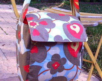 Thermo Lunch Bag Blumen, Lunch Bag für Schule, Lunch Bag Tote