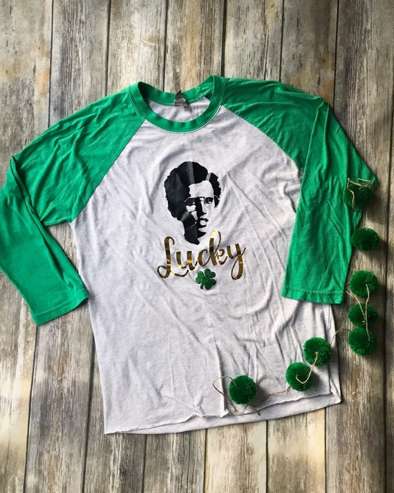 st patrick's day baseball tee