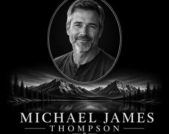 Personalized with Photo Memorial Custom Engraved Headstone 12"x12" Granite Grave Marker Plaque z141