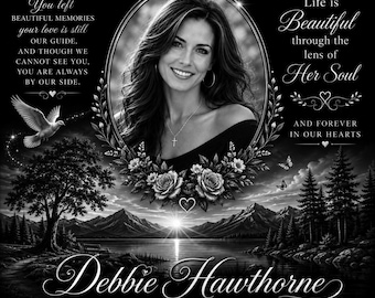 Personalized Nature Dove Memorial 12"x12" Custom Engraved Headstone Granite Grave Marker Plaque z114