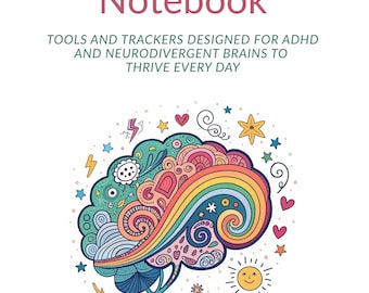 The Neurospicy Notebook | ADHD Planner Printable | Neurodivergent Productivity & Self-Care Workbook | Digital PDF