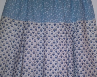 Women skirt. Ladies skirt, with little minions. Handmade.