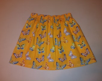 Butterfly girl skirt, Spring skirt. Available in different sizes. Handmade.