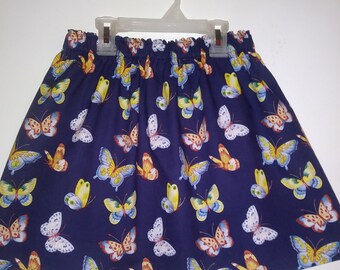 Butterfly girl skirt, Spring skirt. Available in different sizes. Handmade.