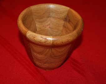 Segmented Wooden Bowl /Handcrafted /  / Wormy Walnut / Lathe Turned / One of a Kind / Wood Gift / Wood Centerpiece /